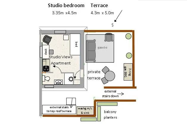 Studio Views Apartment, Cortijo Fruitful Hills Malaga 0*,  Spain